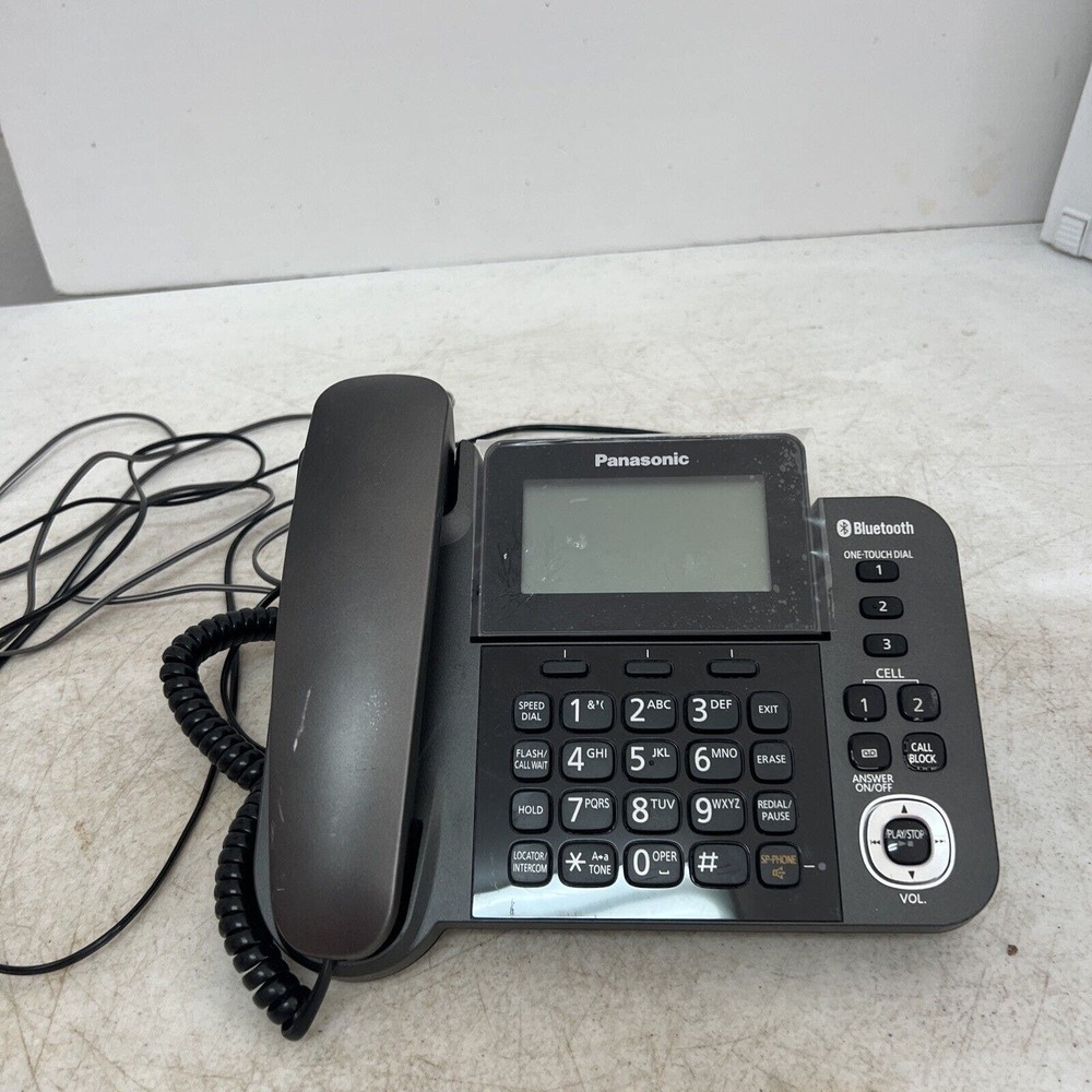 (i) Panasonic KX-TGF350 Corded / Cordless Dect 1 Handset Landline Telephone